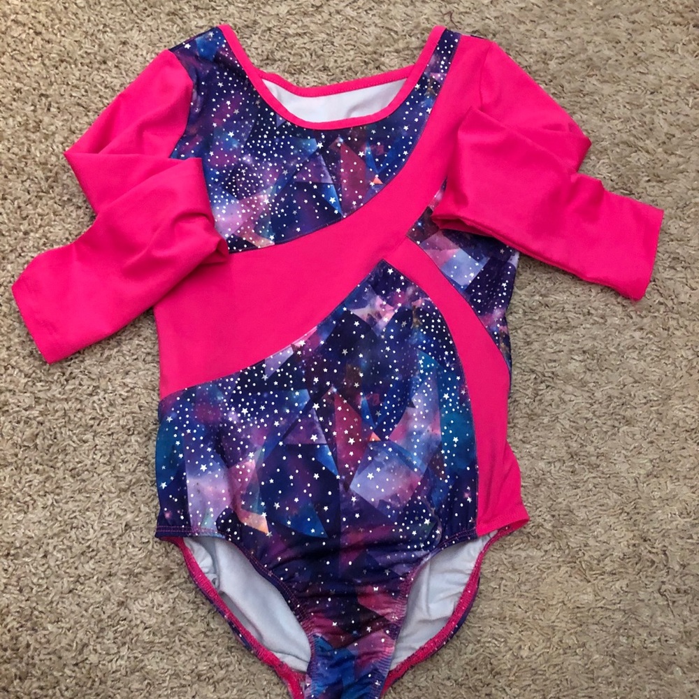 Little girls size 6 gymnastics leotard
